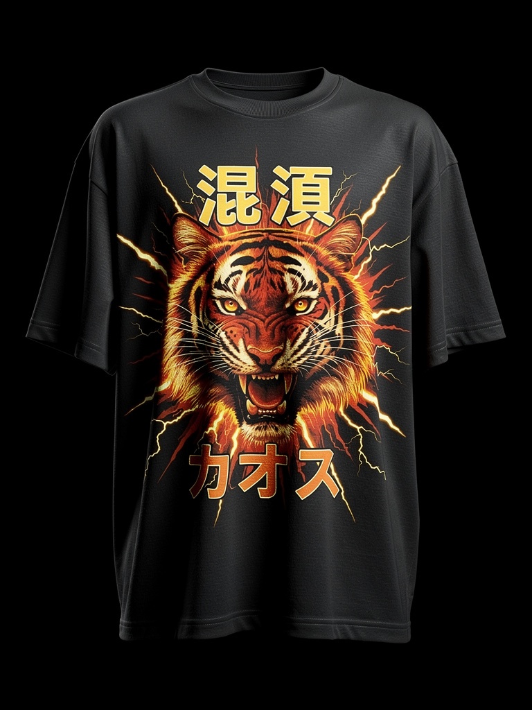 Tiger Flame Tee